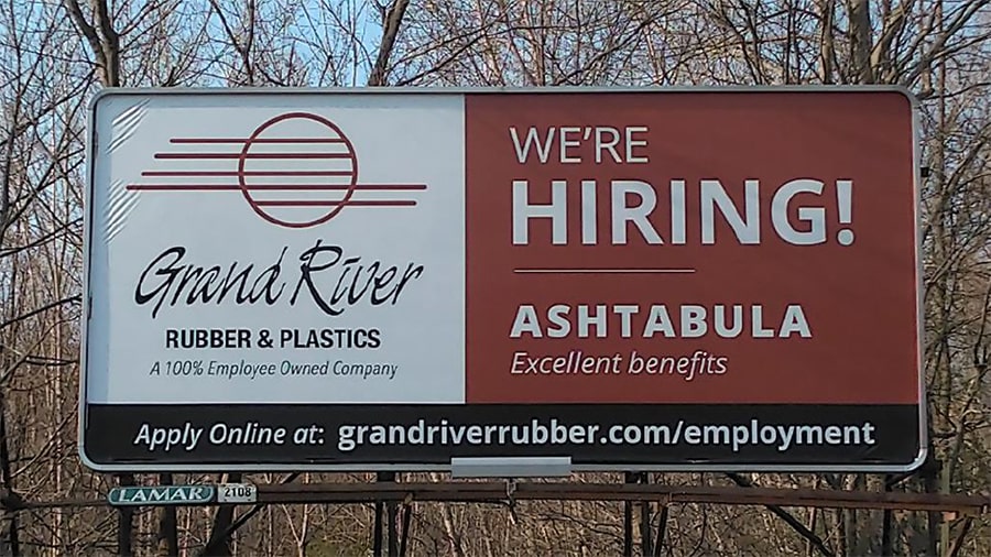 employee recruitment billboard design
