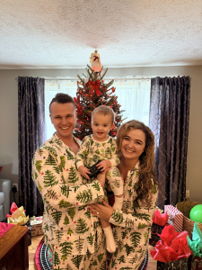 Chelsea's family at Christmas