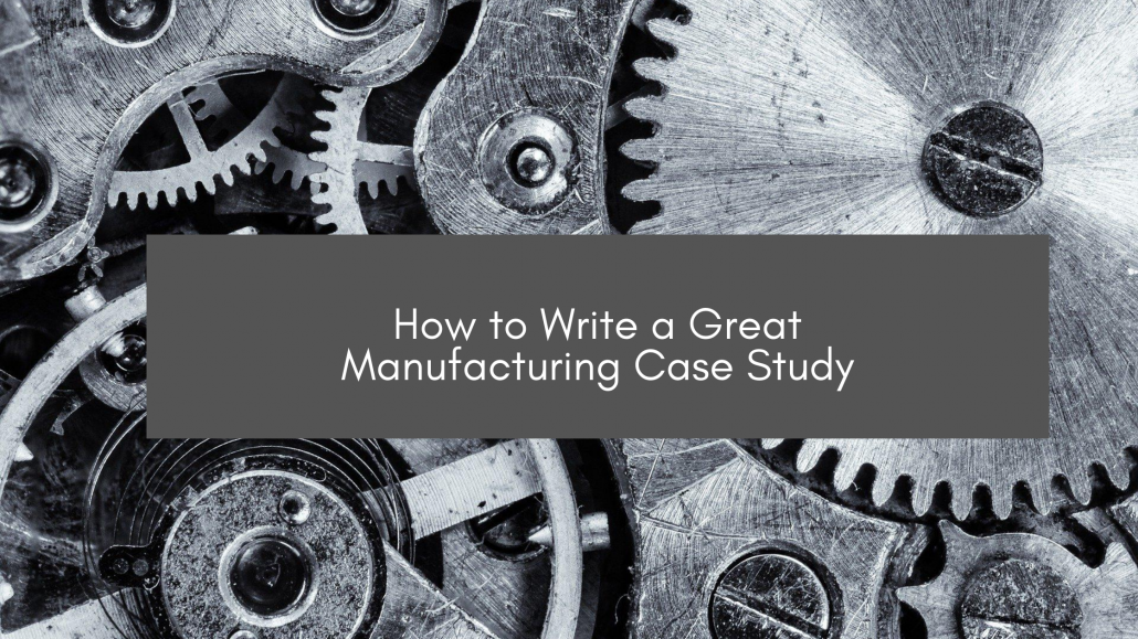 case study a manufacturing company provides jobs